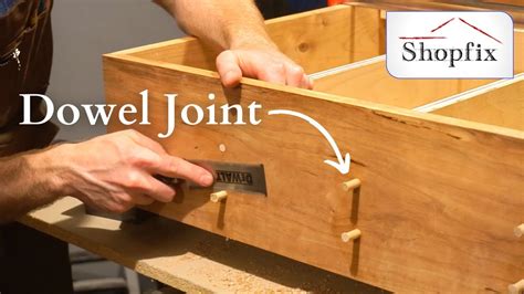 How to Join Wood Together with Dowels.